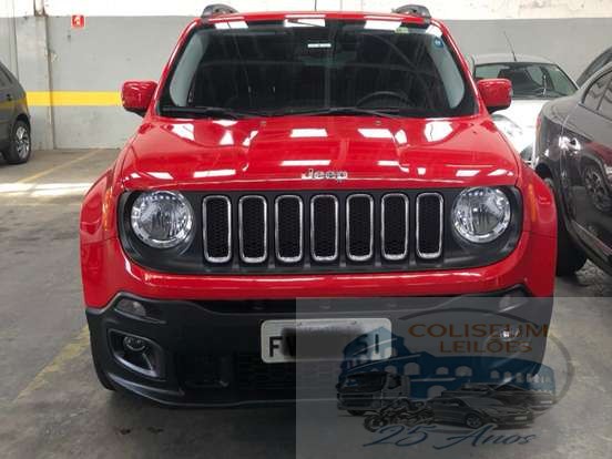 LOTE 004 - RENEGADE 1.8 16V FLEX LONGITUDE 4P AUTOMÁTICO 2016